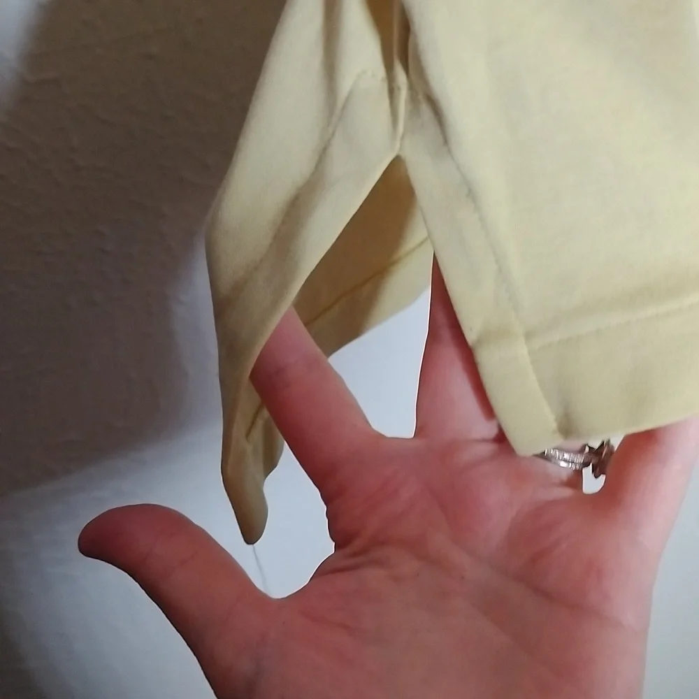 Polo by Ralph Lauren Men's Light Yellow Polo Shirt Size L